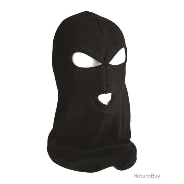 Cagoule Mil-Tec Balaclava 3-Hole Lightweight - Noir