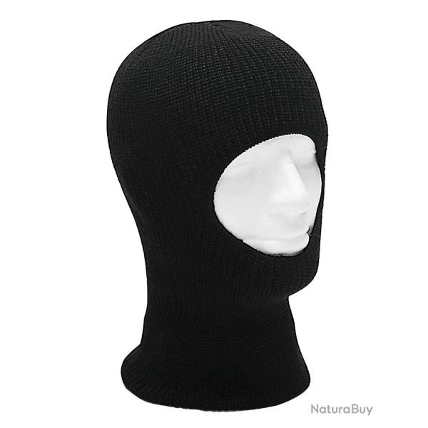 Cagoule tactique Mil-Tec en acrylique tricot� � visage ouvert - Noir