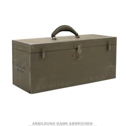 Caisse en acier type US mod&egrave;le M6 20 x 23 x 56 cm dat&eacute;e - Autre