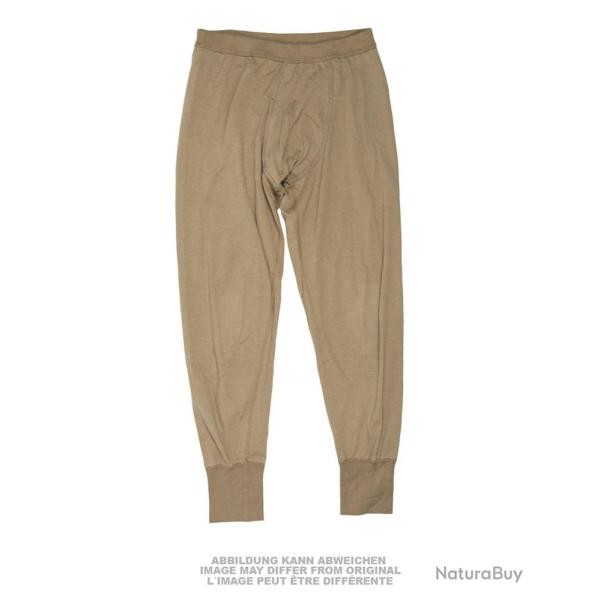 Cale�on long Bundeswehr en coton-polyamide d'occasion, lot de 20 - Marron