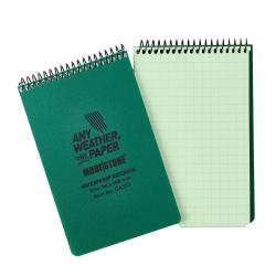 Carnet Modestone phosphorescent tout-temps 60 pages lisibles - Noir