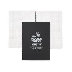 Carnet Modestone tout-temps militaire format A4 100 pages - Noir