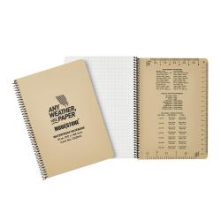 Carnet Modestone tout-temps militaire format A5 100 pages - Tan