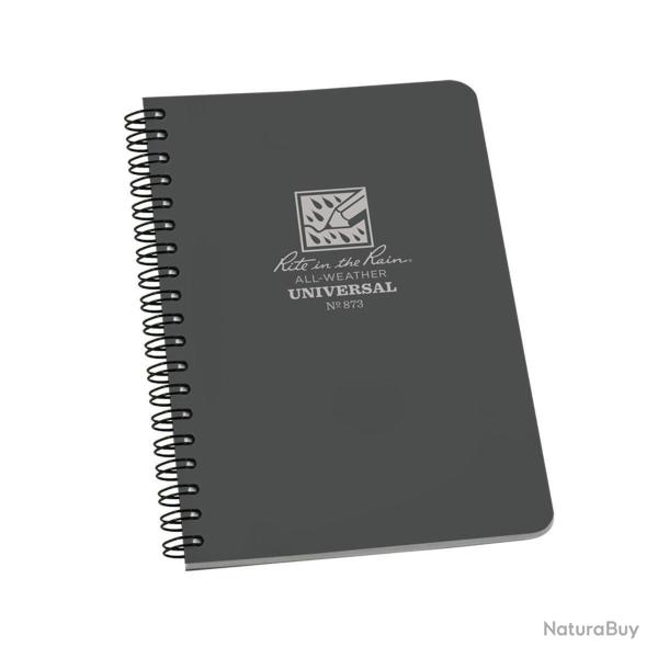 Carnet Rite In The Rain � spirale r�glure Universal - Gris