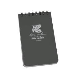 Carnet Rite In The Rain &agrave; spirale sup&eacute;rieure 7,5 &times; 12,5 cm - Gris