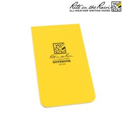 Carnet Rite In The Rain souple 8,2 &times; 13,3 cm 100 pages - Jaune