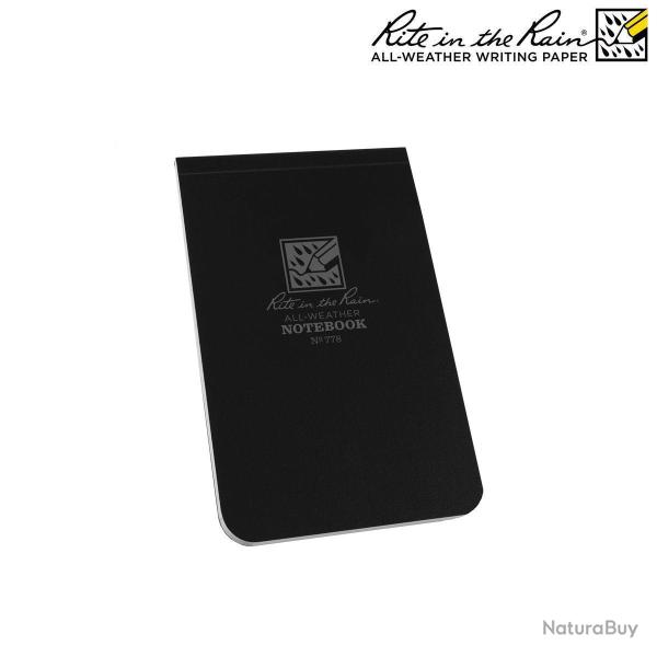 Carnet Rite In The Rain souple 8,2 � 13,3 cm 100 pages - Noir
