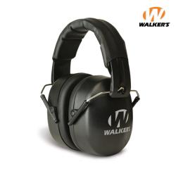 Casque anti-bruit passif Walker's EXT Range Shooting pliable - Noir