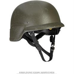 Casque de combat de pr&eacute;sentation en aramide, coque d&eacute;class&eacute;e - Vert olive
