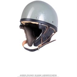 Casque de pr&eacute;sentation est-allemand de motocycliste d'occasion - Gris