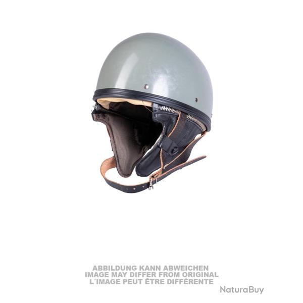 Casque de pr�sentation est-allemand de motocycliste d'occasion - Gris