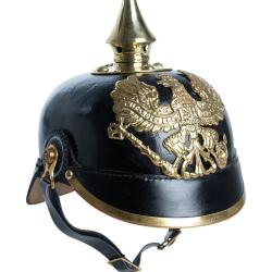 Casque de reconstitution Mil-Tec Pickelhaube prussien cuir - Autre