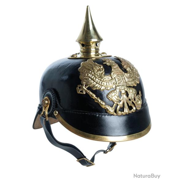 Casque de reconstitution Mil-Tec Pickelhaube prussien cuir - Autre
