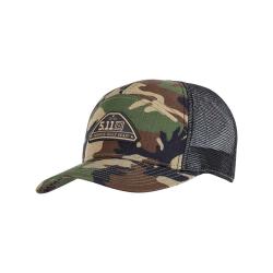 Casquette 5.11 Tactical PBG 7 panneaux en ripstop polycoton - Woodland