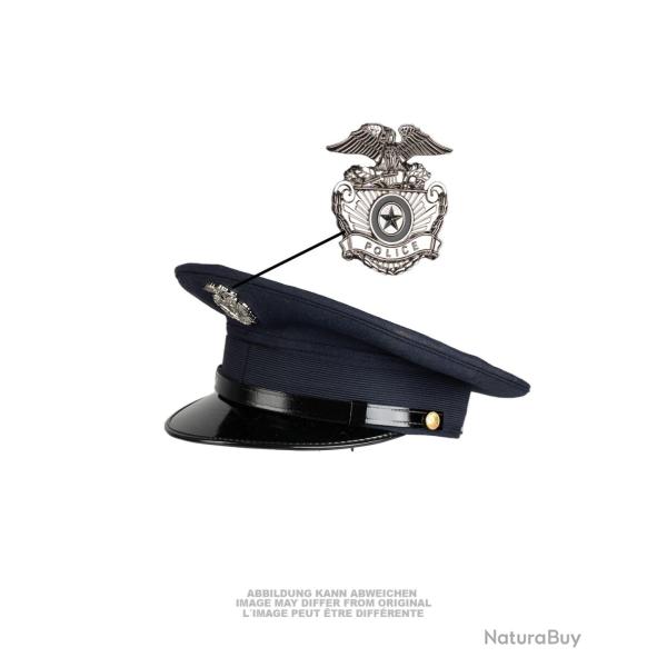 Casquette � visi�re de style policier am�ricain - Bleu marine