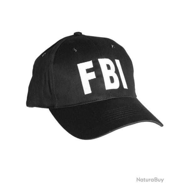 Casquette de baseball Mil-Tec en coton avec marquage brod� - Noir