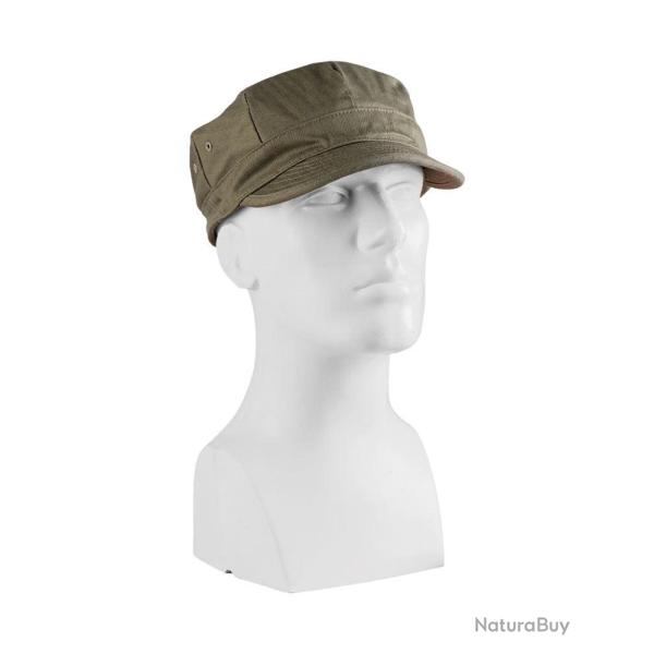 Casquette de campagne type US Mil-Tec en coton serg� - Vert olive / XXL