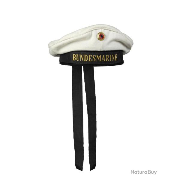 Casquette de marine Mil-Tec type Bundesmarine en laine - Bleu marine / S