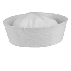 Casquette de matelot type US Navy Mil-Tec en coton &agrave; calotte - Blanc / XXL