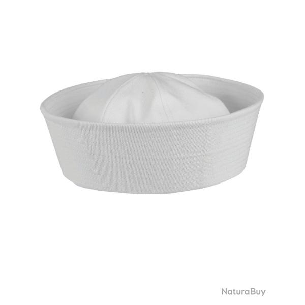 Casquette de matelot type US Navy Mil-Tec en coton � calotte - Blanc / XXL