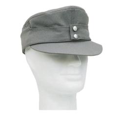 Casquette de montagne de la Bundeswehr en laine d'occasion - Gris