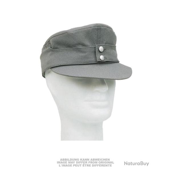 Casquette de montagne de la Bundeswehr en laine d'occasion - Gris