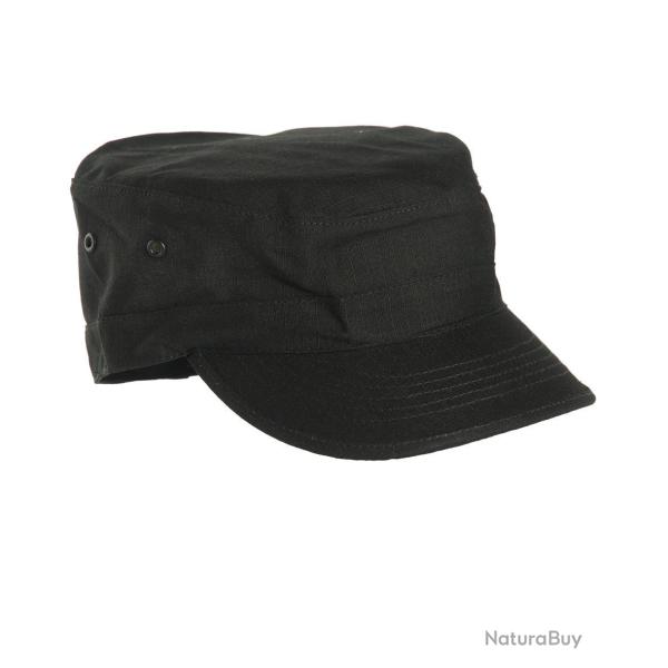 Casquette de treillis type US Mil-Tec BDU en coton ripstop - Noir / XL