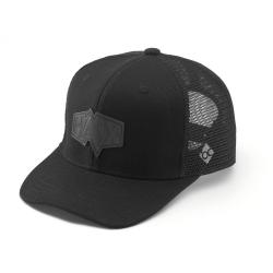 Casquette Haix BC Cap coton et panneau en filet &eacute;cusson cuir - Monochrome