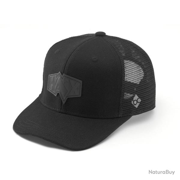 Casquette Haix BC Cap coton et panneau en filet �cusson cuir - Monochrome