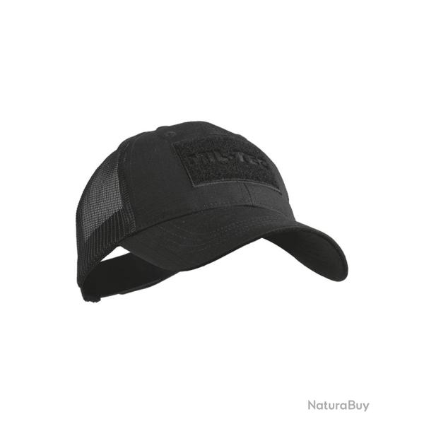 Casquette Mil-Tec Baseball Trucker polycoton 65/35 - Noir