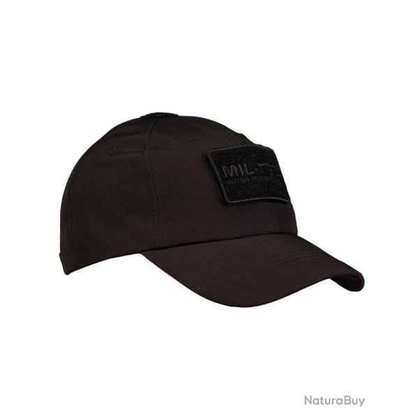 Casquette softshell Mil-Tec doubl�e polaire quatre surfaces - Noir