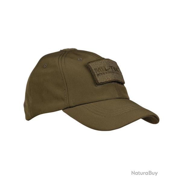 Casquette softshell Mil-Tec doubl�e polaire quatre surfaces - Vert olive