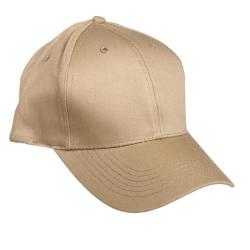Casquette type baseball Mil-Tec en 100 % coton &agrave; visi&egrave;re - Beige
