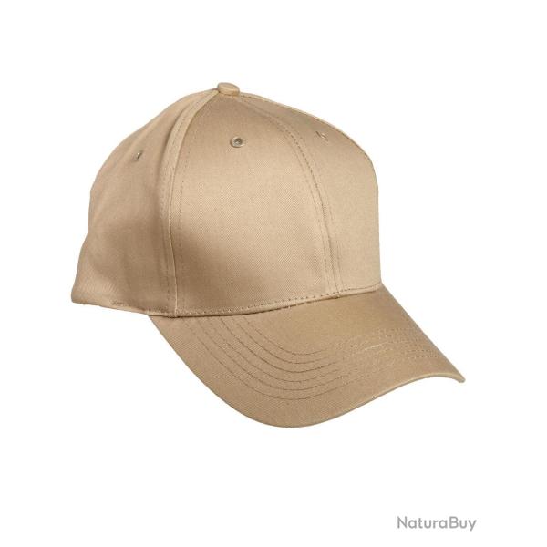 Casquette type baseball Mil-Tec en 100 % coton � visi�re - Beige
