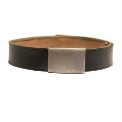 Ceinture de pantalon en cuir de l'arm&eacute;e de terre d'occasion - Autre