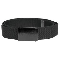 Ceinture de pantalon Mil-Tec type Bundeswehr en polyester 3 cm - Noir / L