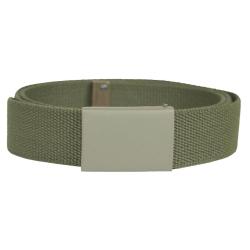Ceinture de pantalon Mil-Tec type Bundeswehr en polyester 3 cm - Vert olive / XL