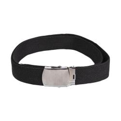 Ceinture de treillis Mil-Tec type US en coton polyester - Noir