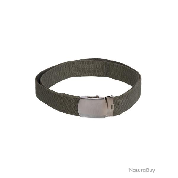 Ceinture de treillis Mil-Tec type US en coton polyester - Vert olive