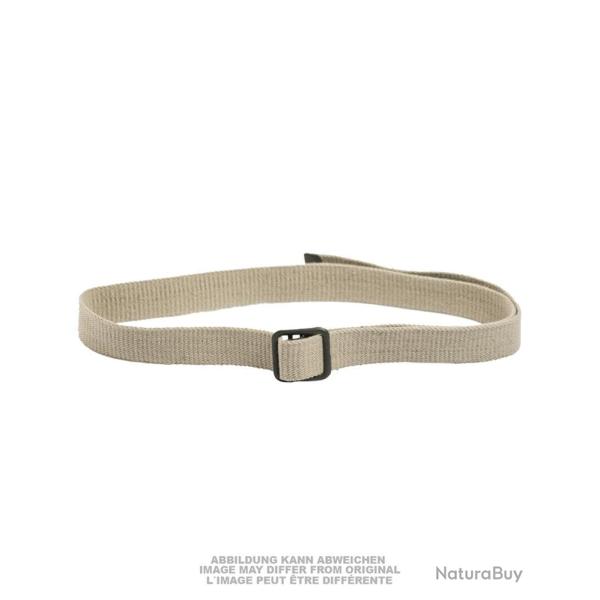 Ceinture fran�aise en toile de coton � boucle m�tallique - Beige