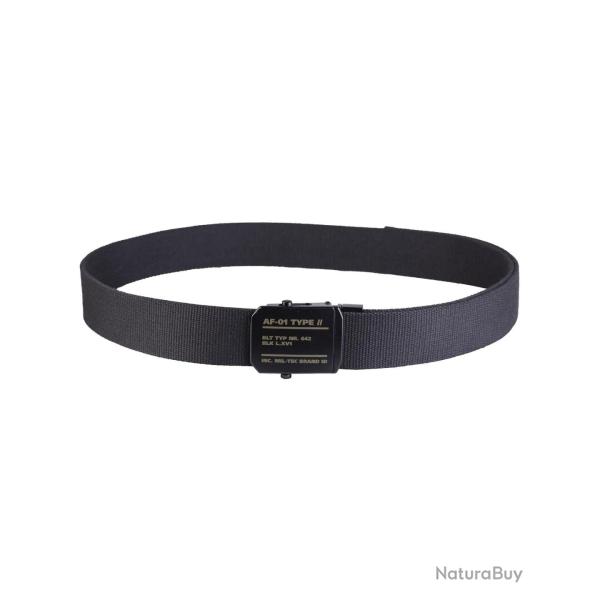 Ceinture Mil-Tec AF-01 en polyester largeur 4 cm - Noir