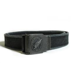 Ceinture Mil-Tec Para en polyester 4 cm boucle zinc &agrave; logo - Noir