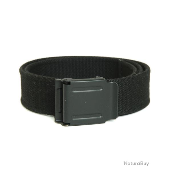 Ceinture Mil-Tec Safety Buckle en polyester 4 cm - Noir