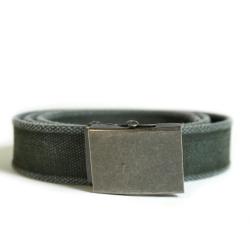 Ceinture Mil-Tec Vintage en polyester largeur 4 cm - Vert olive
