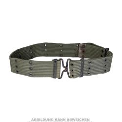 Ceinturon &agrave; oeillets type M56 d'occasion - Vert olive
