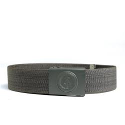Ceinturon de combat est-allemand en polyester d'occasion - Gris