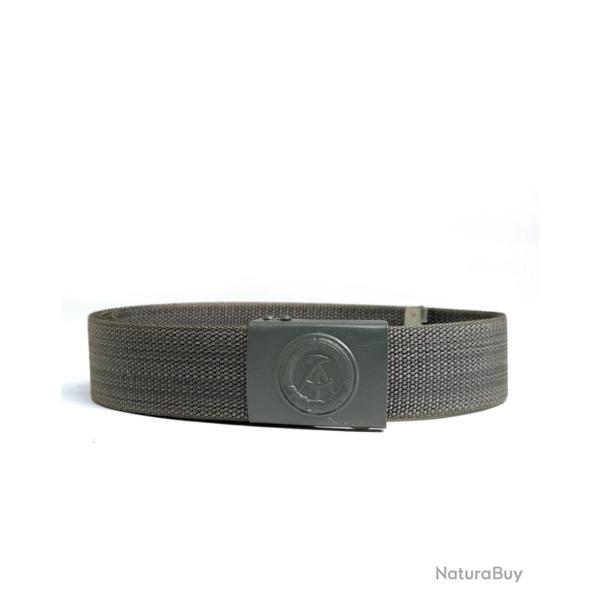 Ceinturon de combat est-allemand en polyester d'occasion - Gris