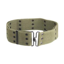 Ceinturon de combat type US Mil-Tec en coton polyester 5,5 cm - Vert olive
