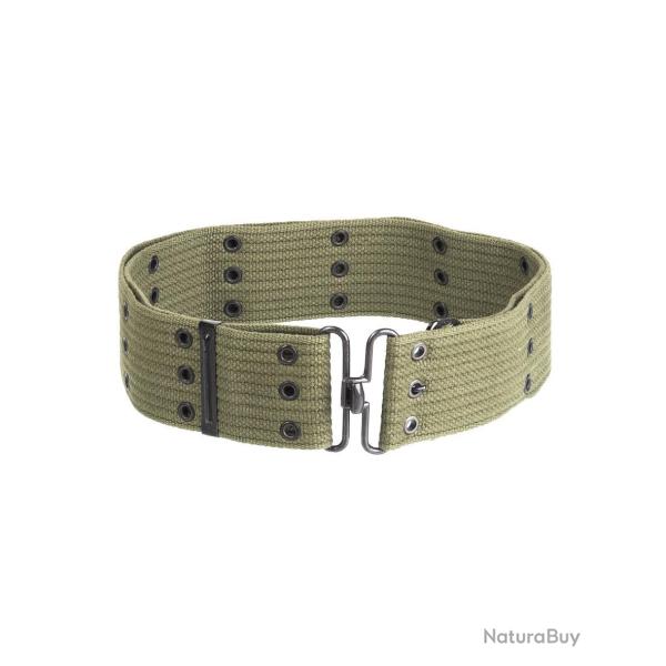 Ceinturon de combat type US Mil-Tec en coton polyester 5,5 cm - Vert olive