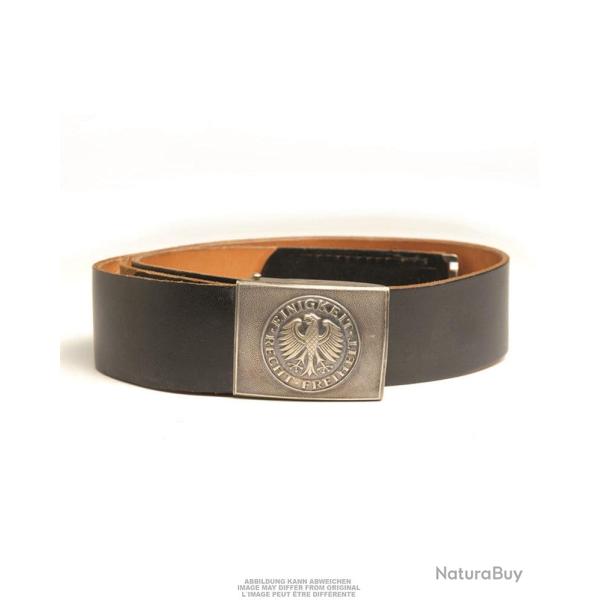 Ceinturon de service en cuir de l'arm�e de terre d'occasion - Noir